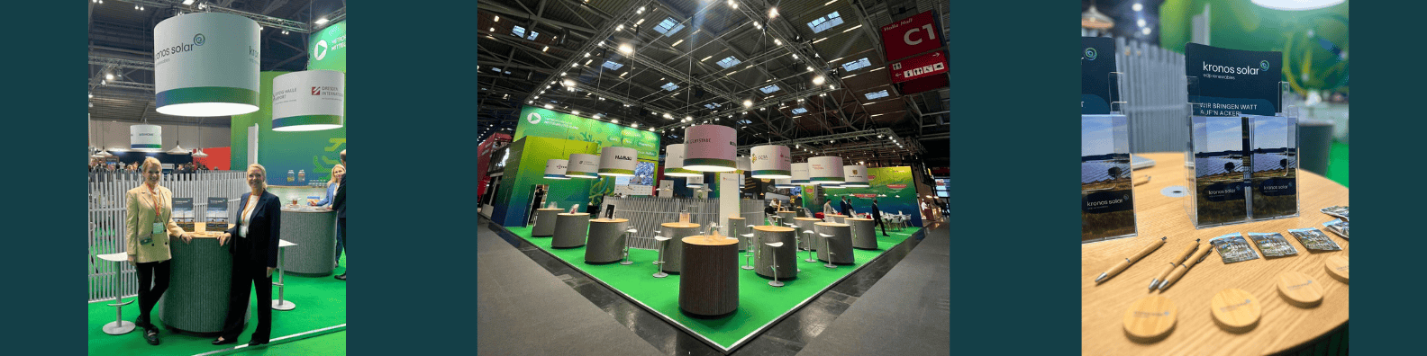 Aussteller auf der Expo Real 2025 am Gemeinschaftsstand der Europäischen Metropolregion Mitteldeutschland