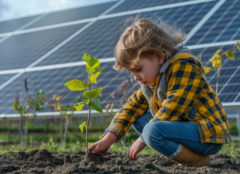 Kind Solarfeld Gemeinde Zukunft
